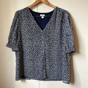 Floral J Crew Shirt